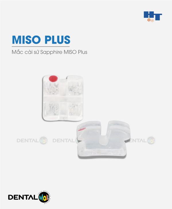 Mắc cài sứ Sapphire MISO Plus